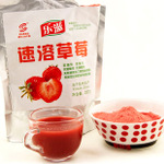 樂(lè)滋 速溶草莓粉 草莓粉沖飲飲料 無(wú)添加227g 24袋/箱