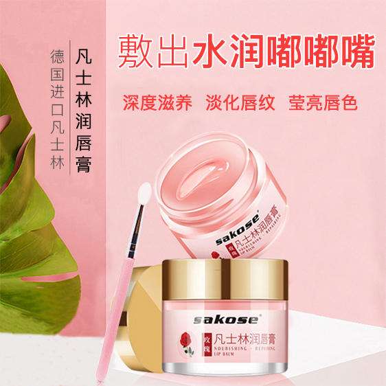 sakose凡士林潤(rùn)唇膏 保濕滋養(yǎng)，讓你擁有水潤(rùn)?quán)洁酱? width=