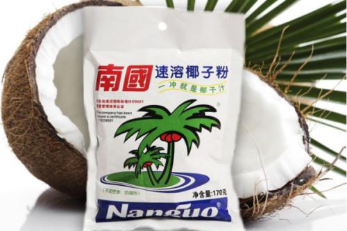 南國椰子粉：海南優(yōu)質(zhì)新鮮椰子為原材料