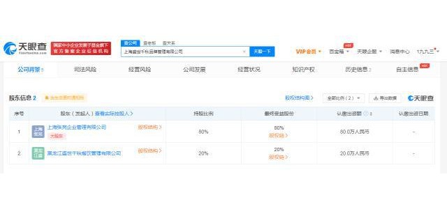 張亮麻辣燙成立品牌管理公司，經(jīng)營范圍含個(gè)人互聯(lián)網(wǎng)直播服務(wù)